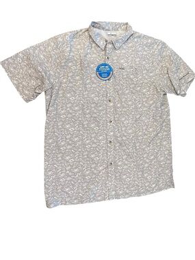 Columbia PFG Omni-Shade SPF Gray Fishing Boat Lake XXLT 2XLT Tall Shirt NWT